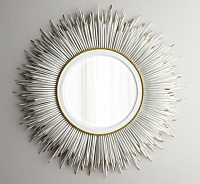 Белое настенное зеркало "Ларс"