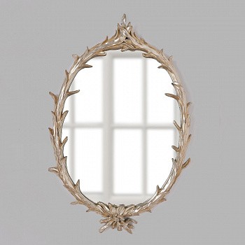 Зеркало "Буа" silver