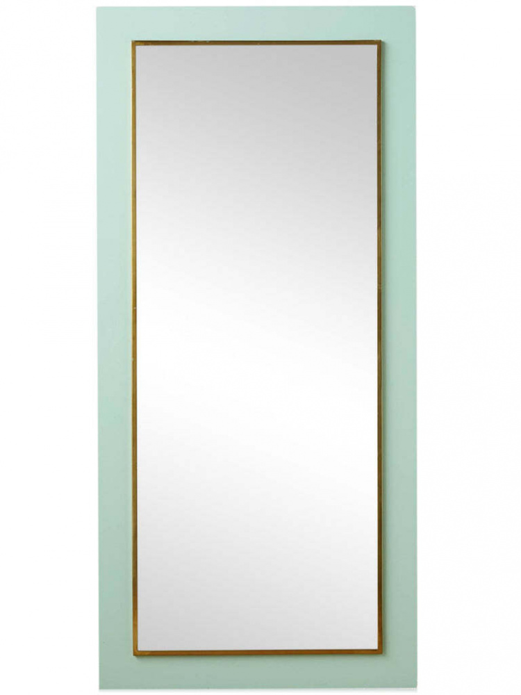 Бирюзовое зеркало в полный рост "Пуатье"